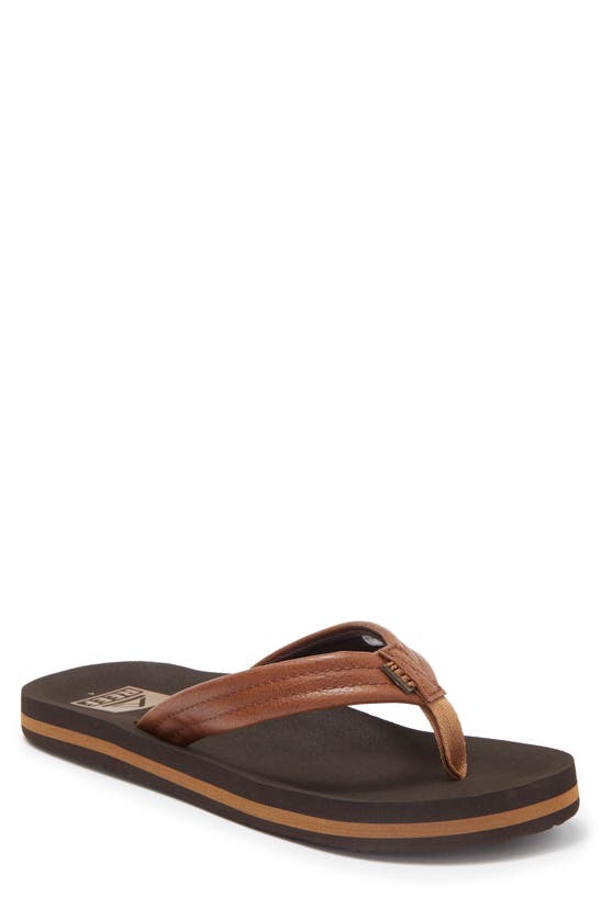 Shop Reef Kids' Ahi Flip Flop In Brown