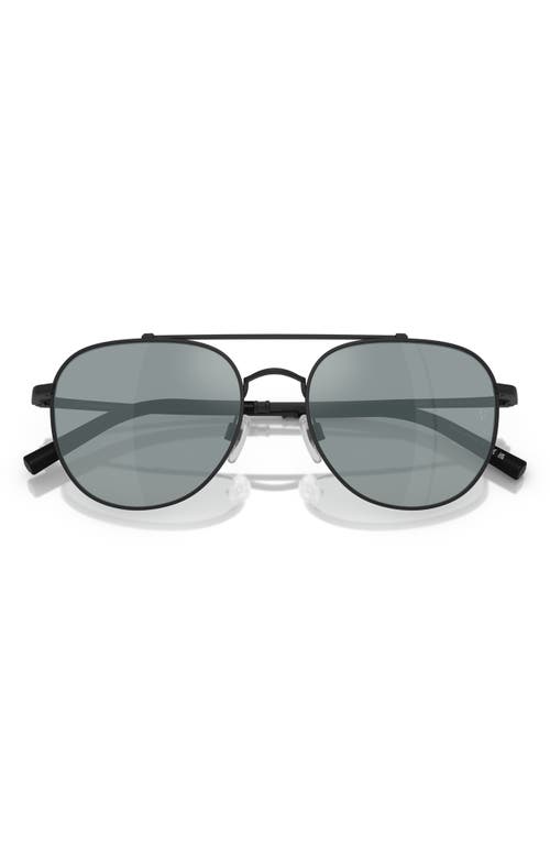 Oliver Peoples X Roger Federer 54mm Pilot Sunglasses In Matte Black