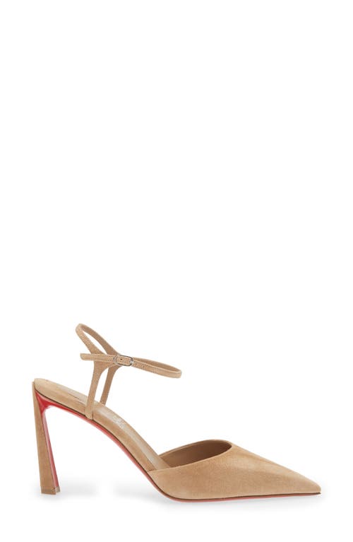 Christian Louboutin Condora Riviera Ankle Strap Pump In Lionne/lin Lionne