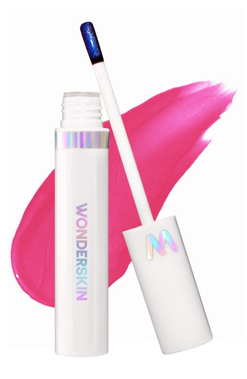 Shop Wonderskin Lip Stain Masque In Neon Rose