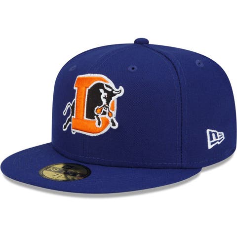 Men's New Era White Durham Bulls Theme Nights Bull Sharks 59FIFTY Fitted Hat