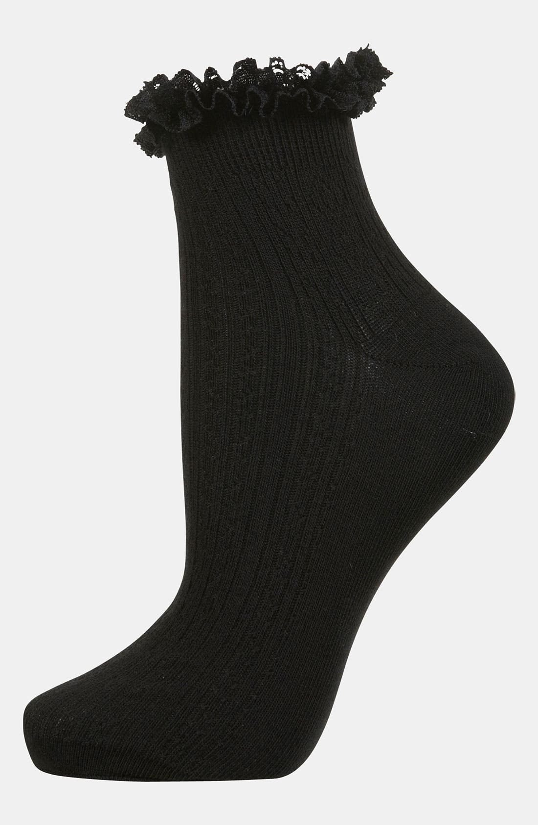 Lace Trim Ankle Socks Nordstrom