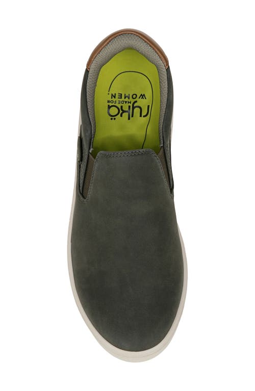 Shop Ryka Rykä Viv Low Top Slip On Sneaker In Alpine Green