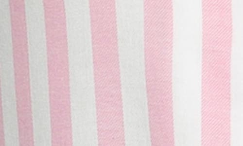 Felina Mirielle Short Pajamas In Sea Pink Stripe