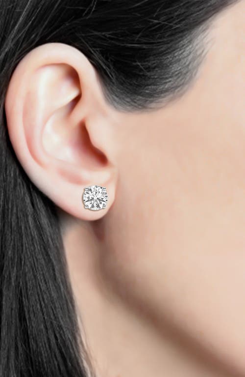 Badgley Mischka Collection 14k White Gold Lab Grown Round Diamond Stud Earrings In 5 Ctw White Gold