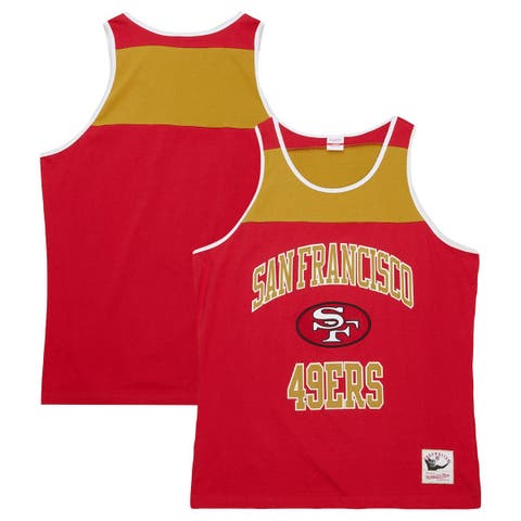 Men's Mitchell & Ness John Taylor Scarlet San Francisco 49ers 1990 Legacy Replica Jersey