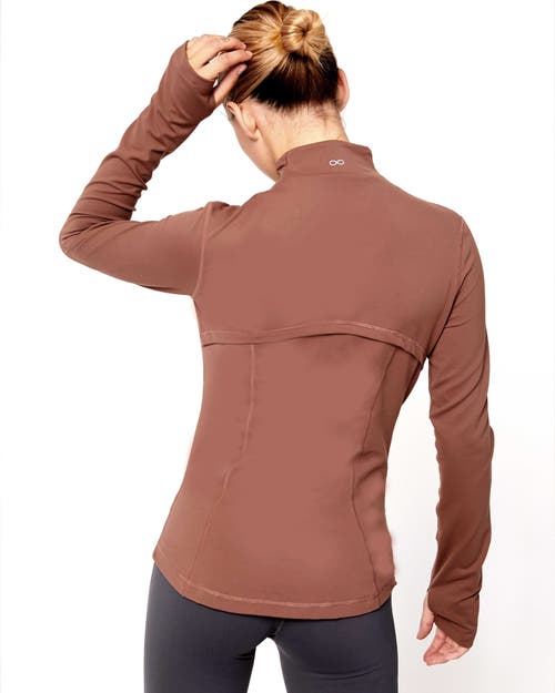 Rebody Active Gen Xyz Zip Up Cloudlux Track Jacket In Walnut