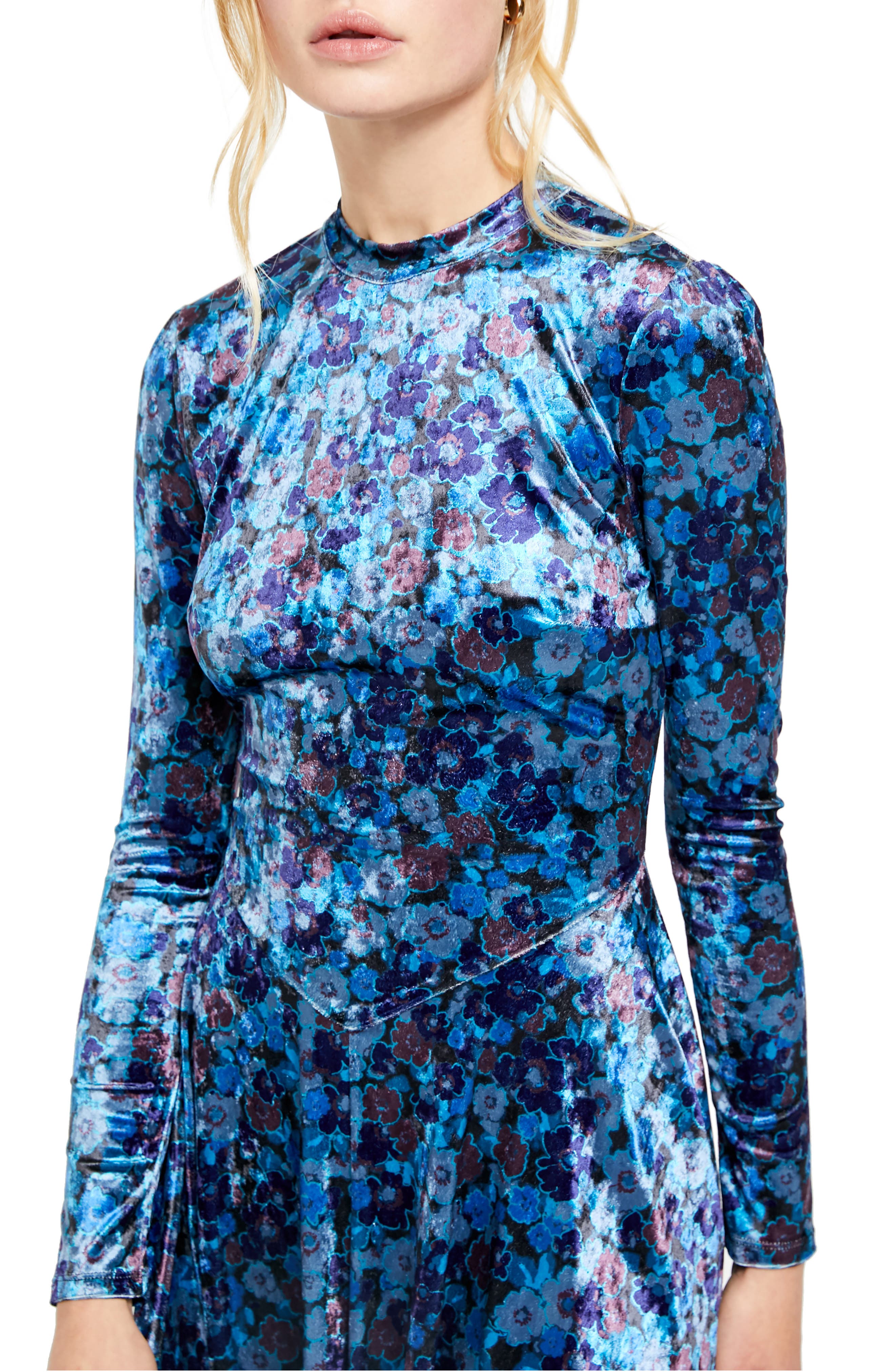 Free People Heartland Floral Velvet Maxi Dress Nordstrom Rack