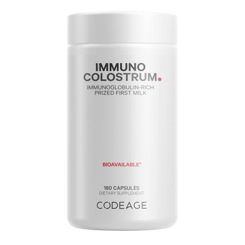 Codeage Colostrum Supplement, Immunoglobulin-Rich Grass-Fed Colostrum First Milking Capsules, 180 ct in White at Nordstrom
