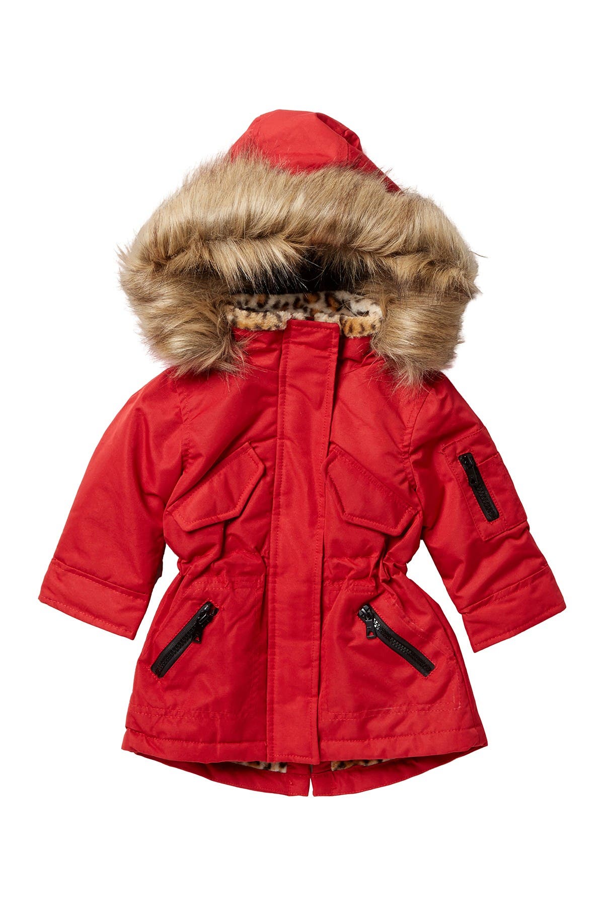 baby girl leopard coat