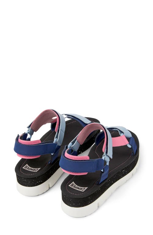 Shop Camper Oruga Up Sport Sandal In Blue/pink