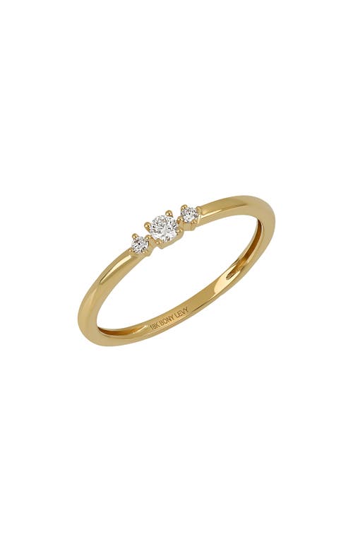 Bony Levy Liora Stackable Diamond Ring 18K Yellow Gold at Nordstrom,