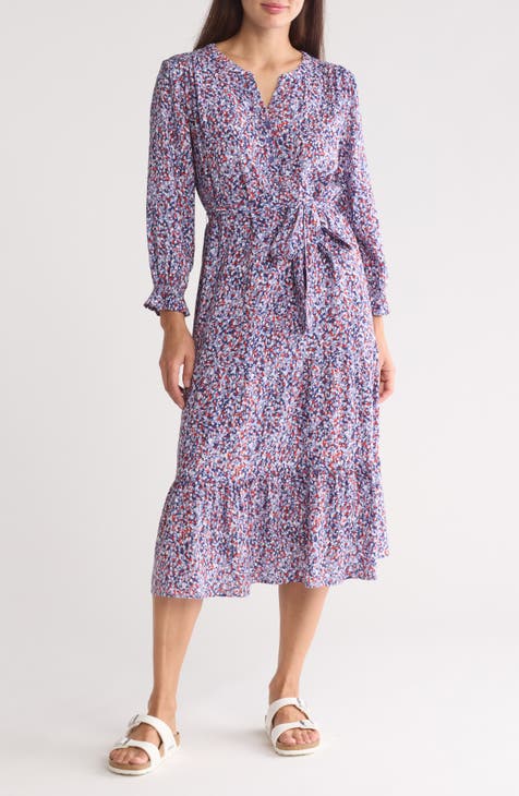 Julia Long Sleeve Midi Dress