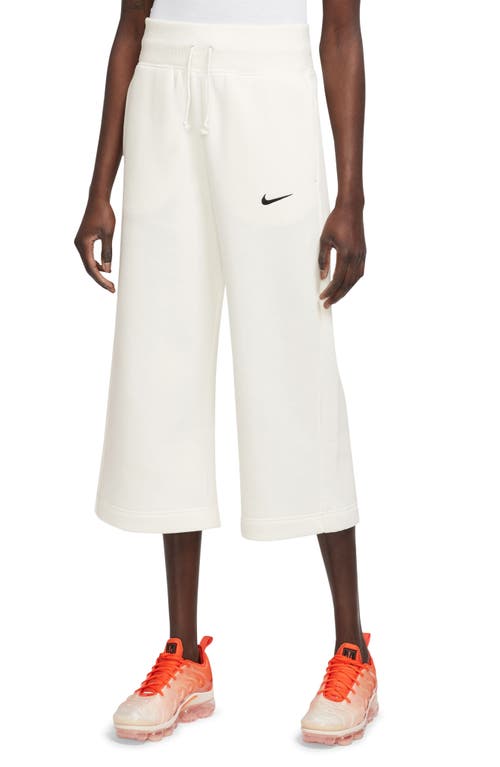 Nike Sportswear Phoenix High Waist Fleece Crop Sweatpants at Nordstrom,