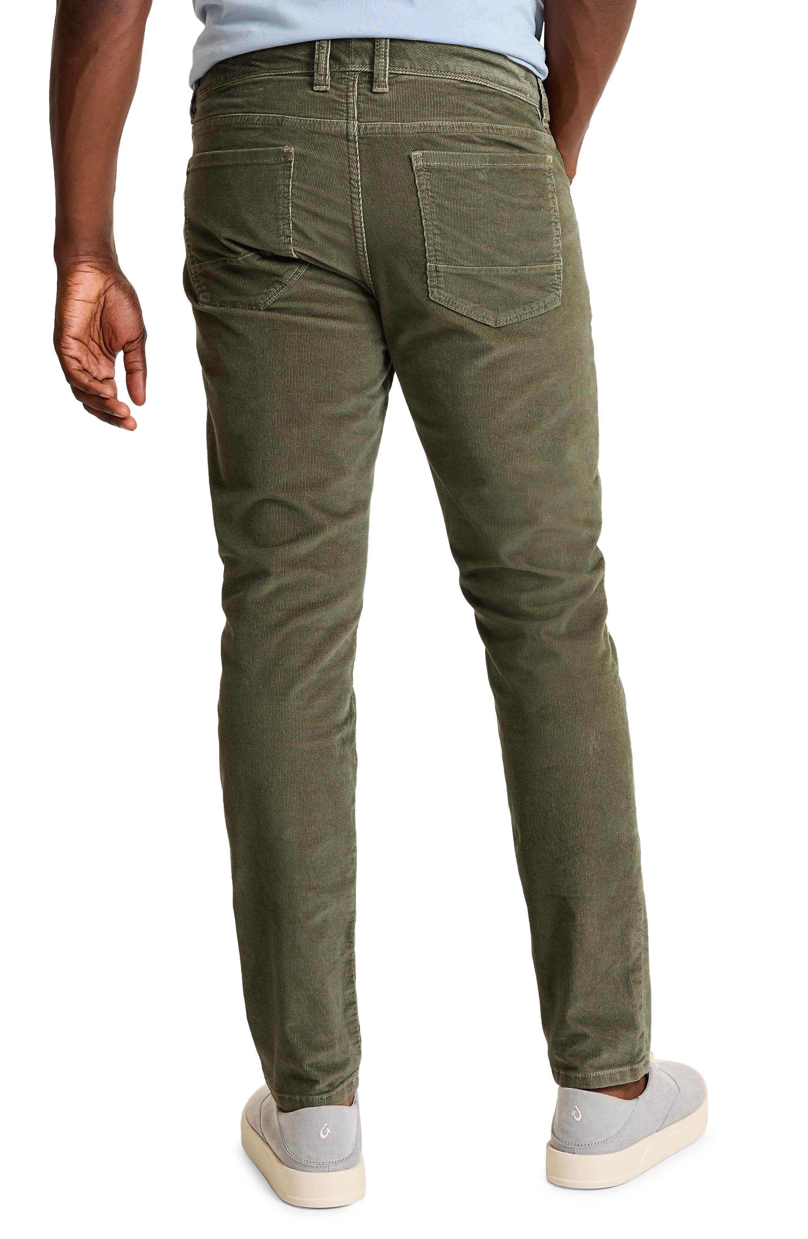 Tommy Bahama Sea Coast Corduroy Pants in Beetle Green Cover