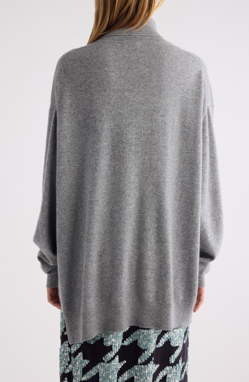 Shop Dries Van Noten Talila Cashmere Turtleneck Sweater In Grey