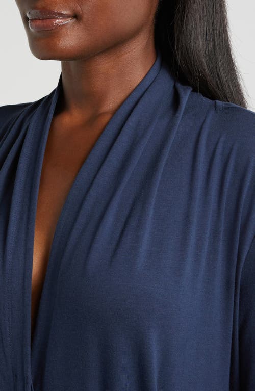 Shop Lunya Slumberknit™ Maxi Robe In Deep Blue