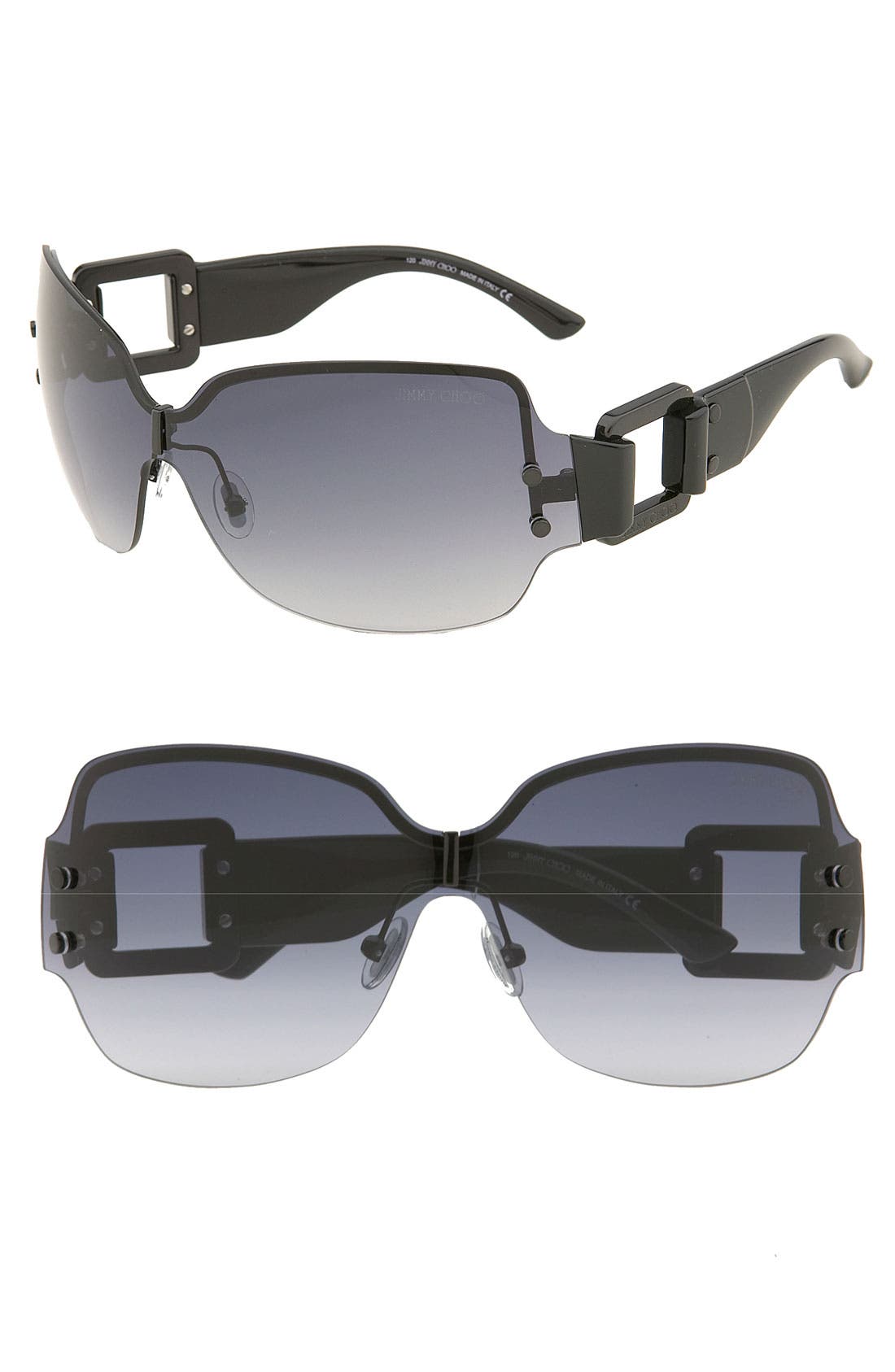 Jimmy Choo 'Mercer' Oversized Rimless Sunglasses Nordstrom