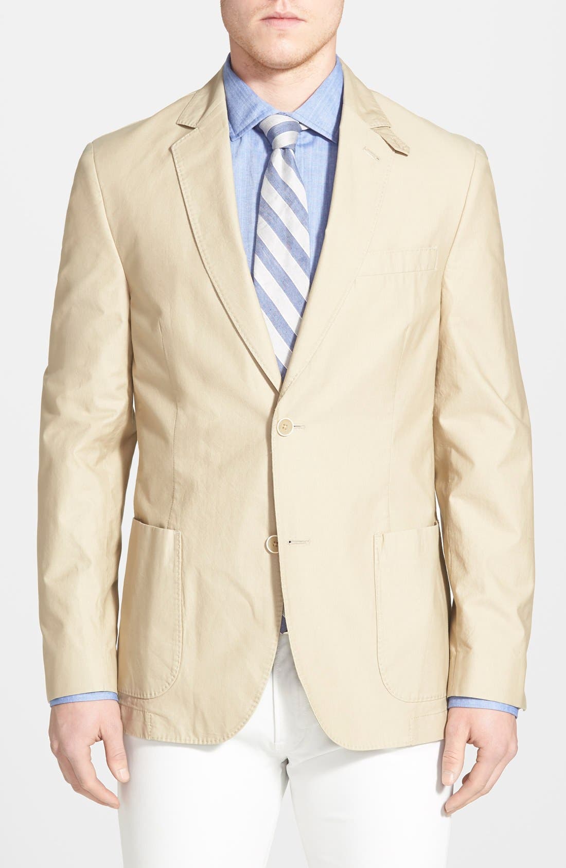 Flynt Classic Fit Stripe Cotton Sport Coat Nordstrom