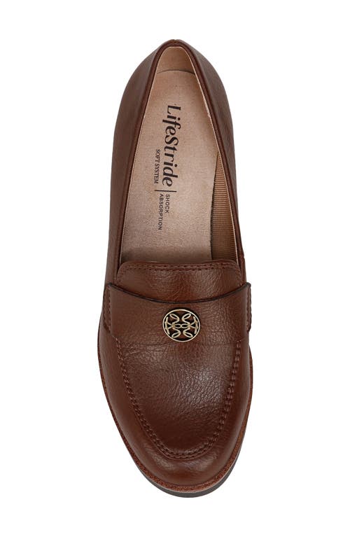 Shop Lifestride Zed Wedge Loafer In Dark Tan