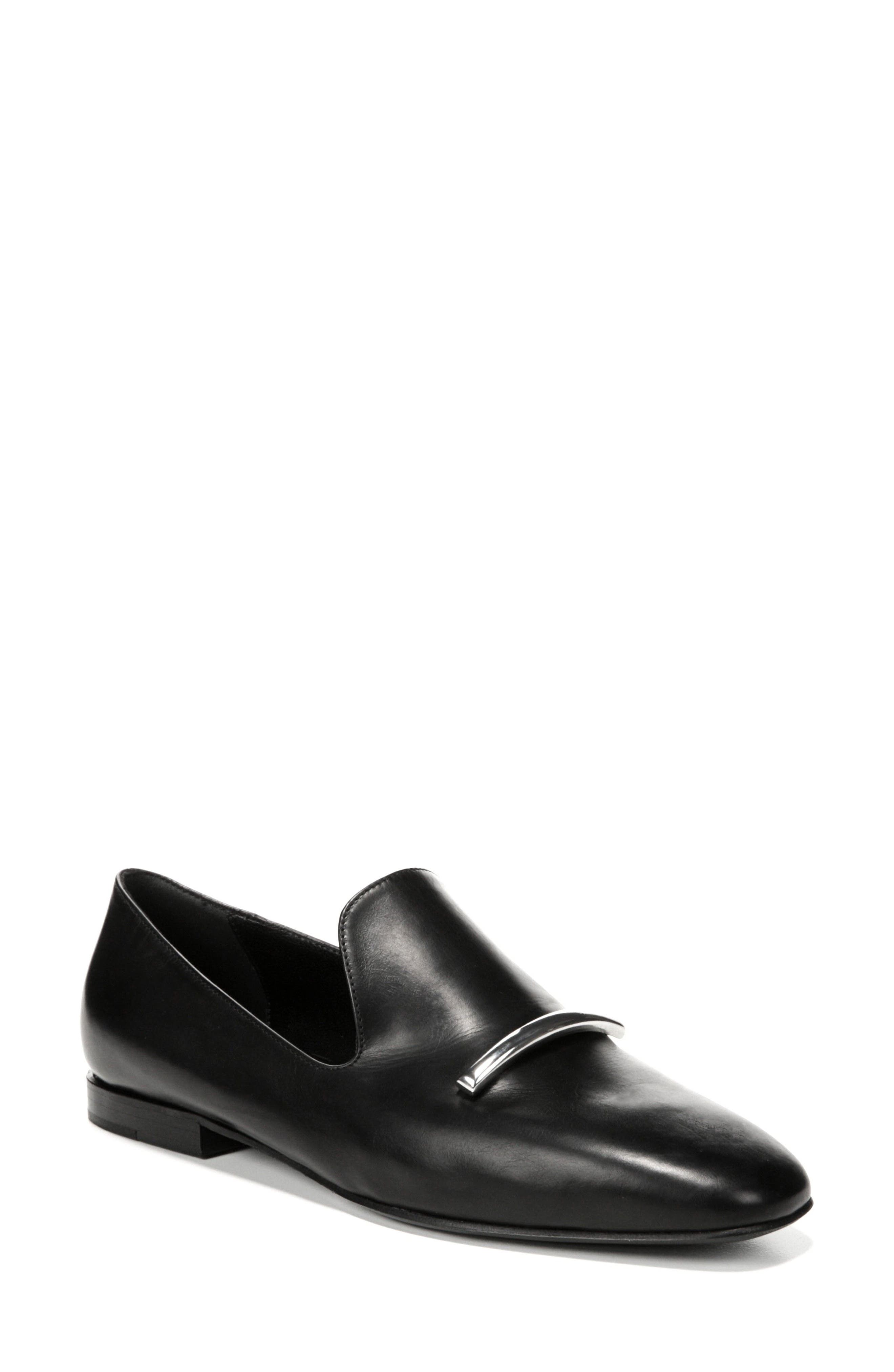 Via Spiga Tallis Flat Loafer, Black