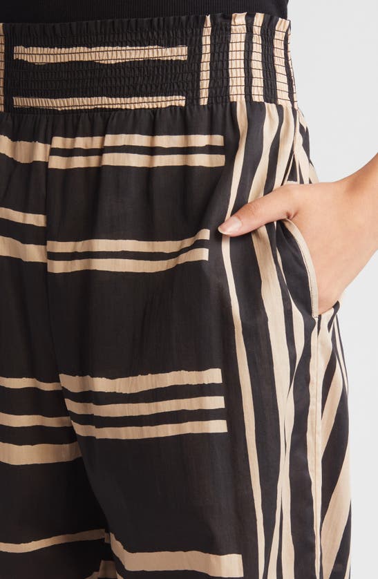 Shop Rails Brendon Stripe Pull-on Wide Leg Pants In Island Stripe