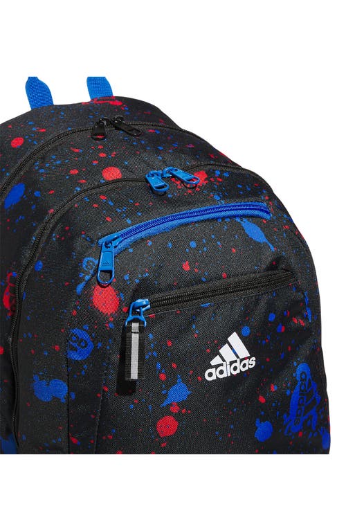 Shop Adidas Originals Adidas Foundation 6 Backpack In Black/bright Royal Blue
