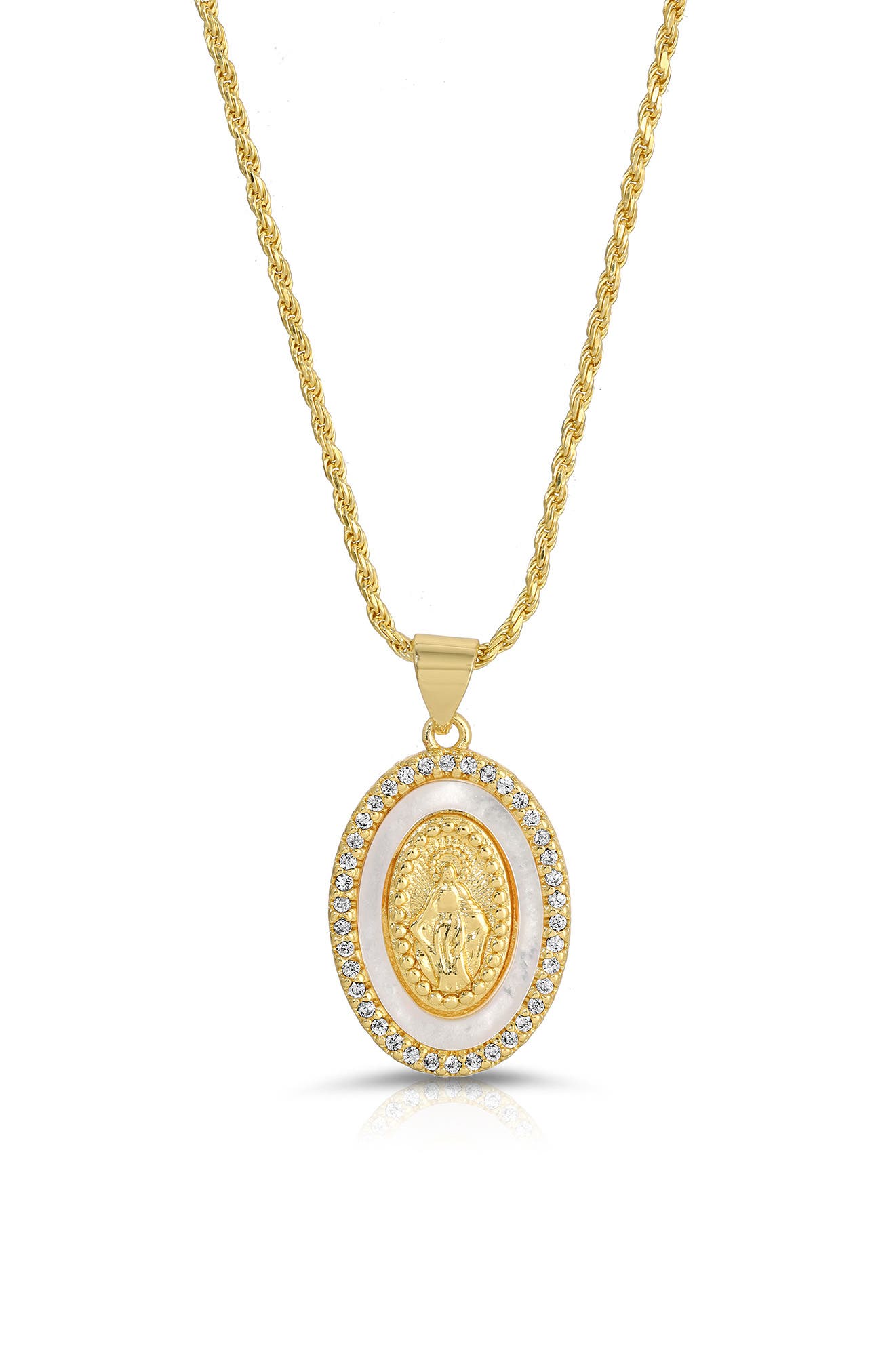 joy dravecky mother mary necklace