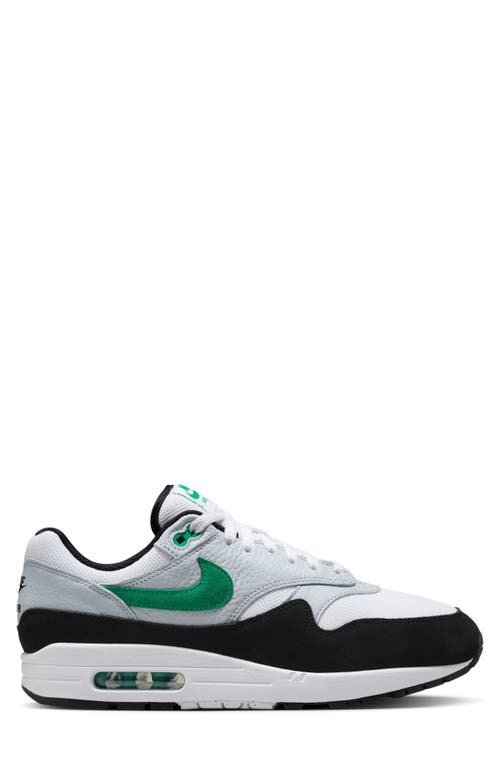 Shop Nike Air Max 1 Sneaker In White/green/platinum