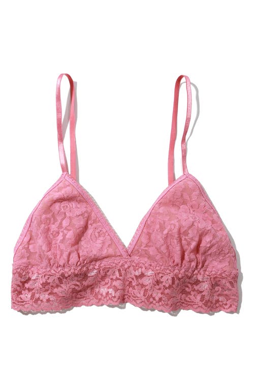 Shop Hanky Panky Signature Lace Padded Bralette In Tea Cake Pink