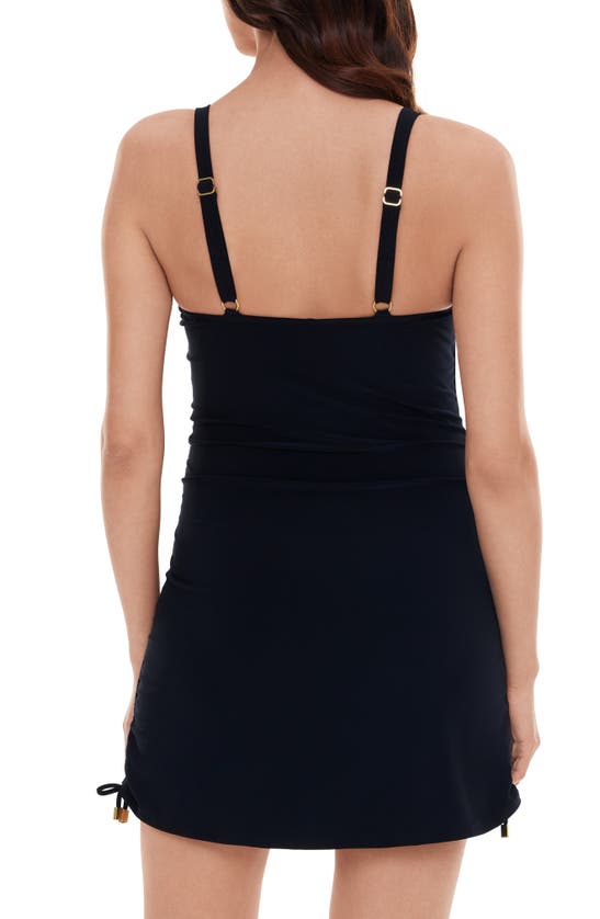 Shop Magicsuit Chromatique Ella Skirted One-piece Swimsuit In Black