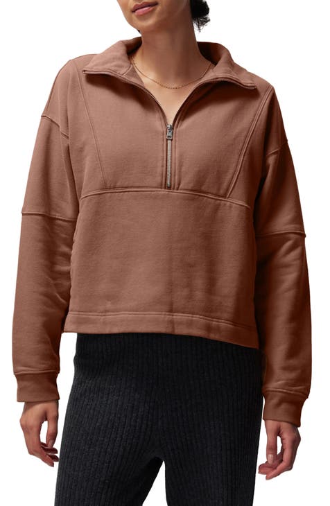 Women's Brown Sweatshirts & Hoodies