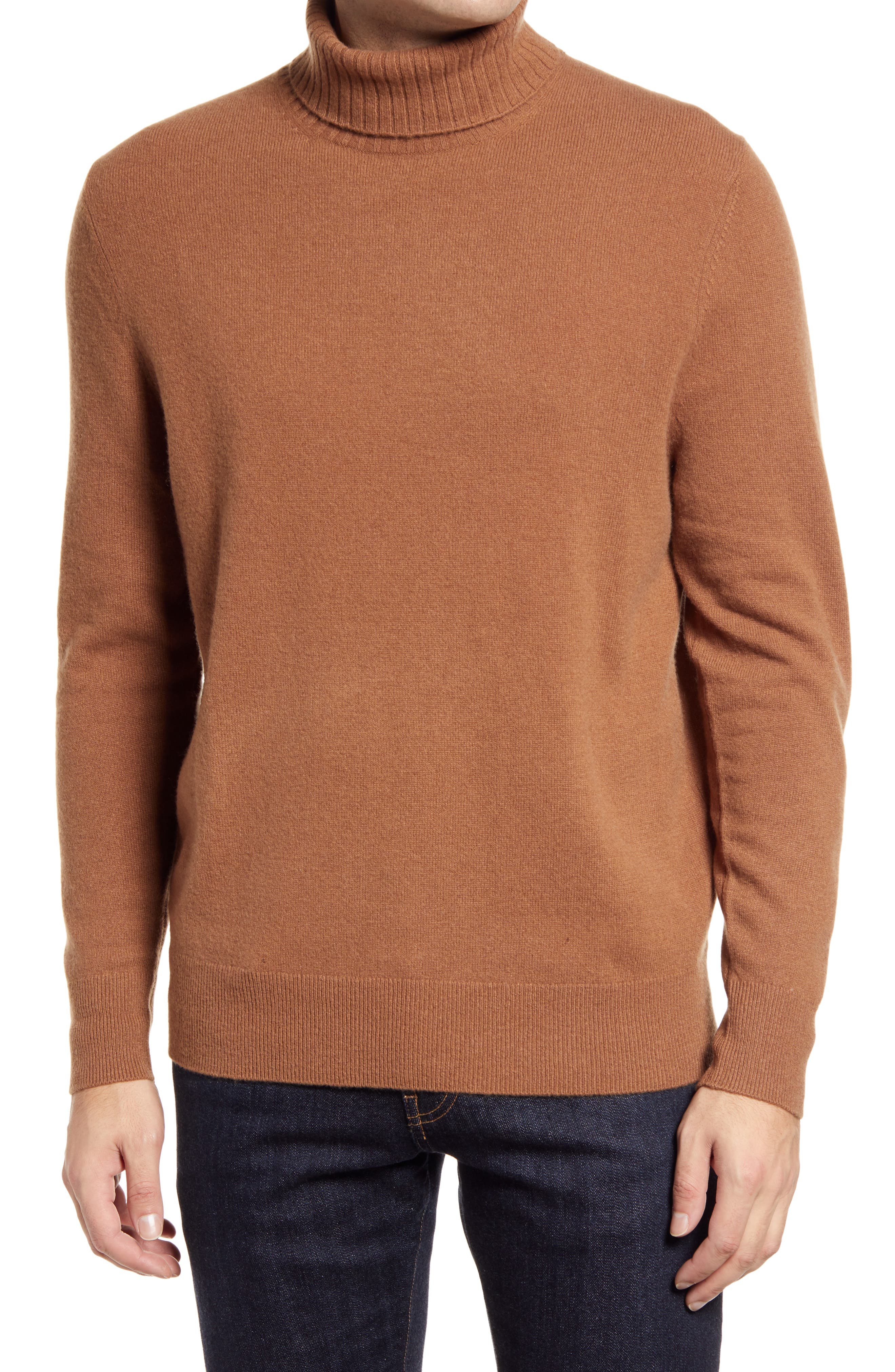 turtleneck brown sweater