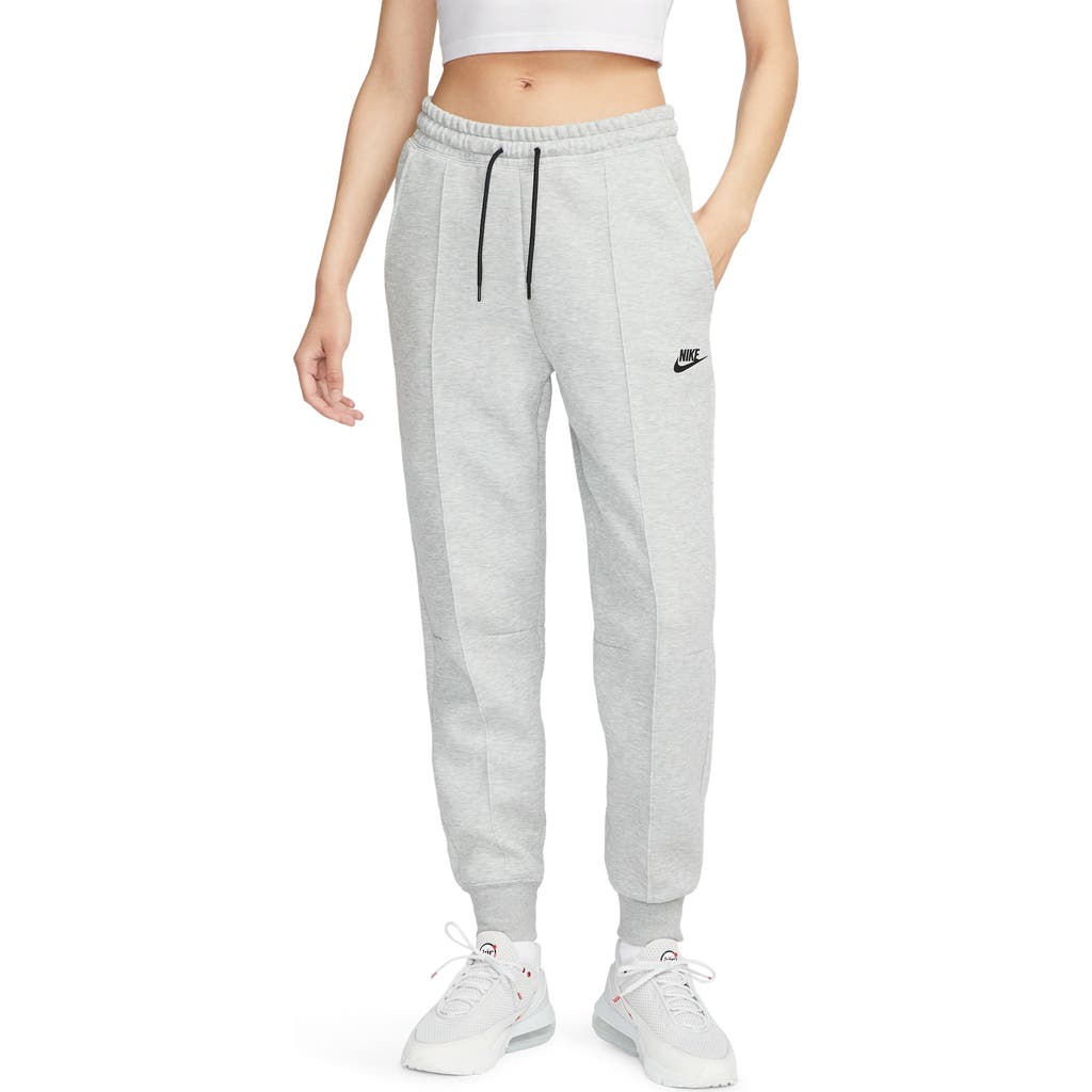 Nike Sportswear Tech Fleece Joggers In Dk Grey Heather/black