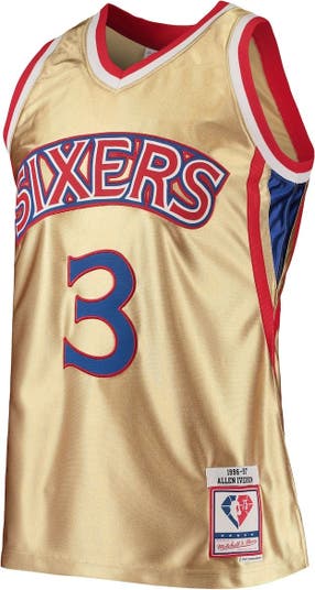 Philadelphia 76ers 75th Anniversary Swingman Jersey Allen Iverson - Youth  by Mitchell & Ness