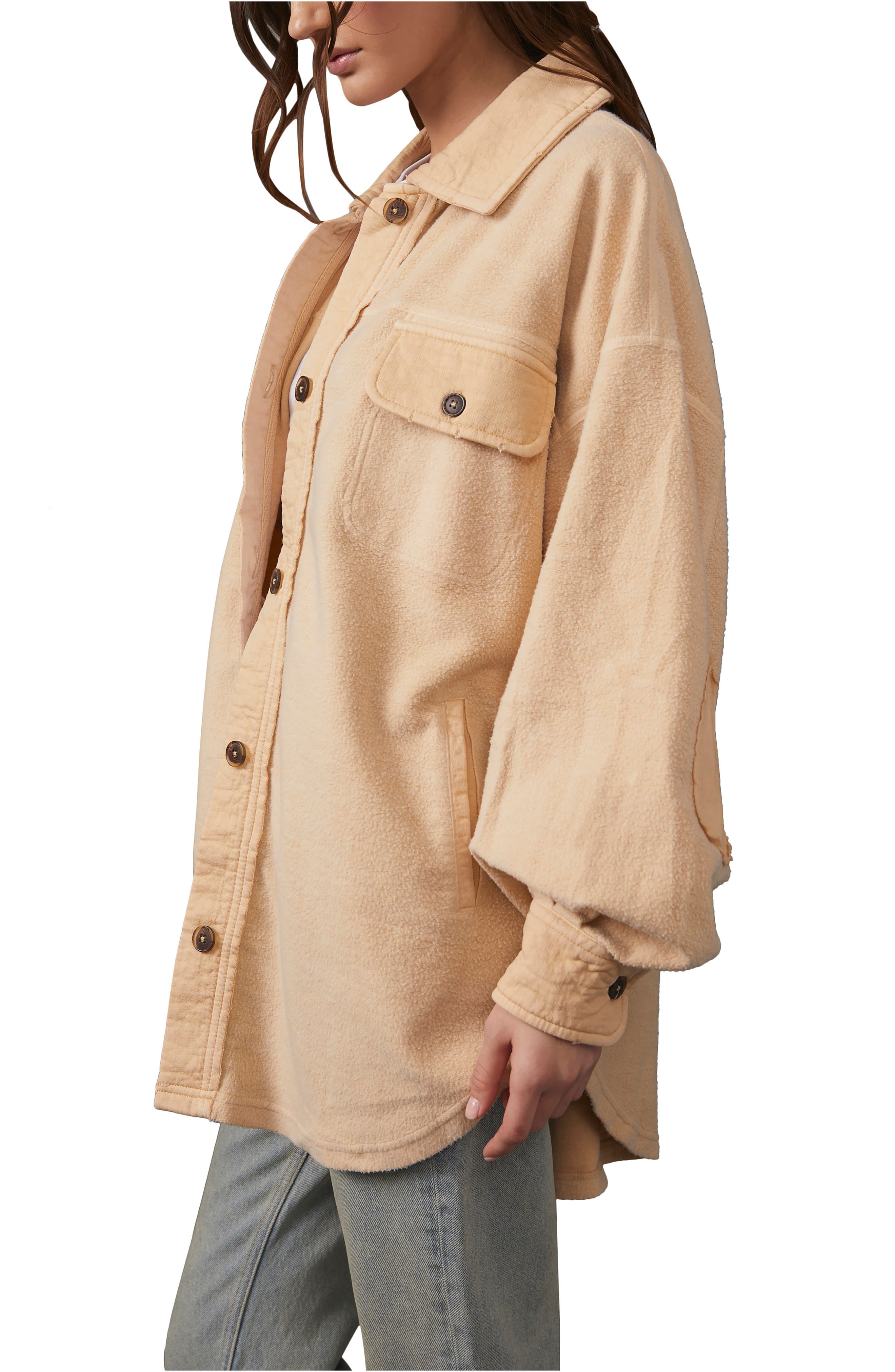 Free People We the Free Ruby Fleece Shirt Jacket Nordstrom