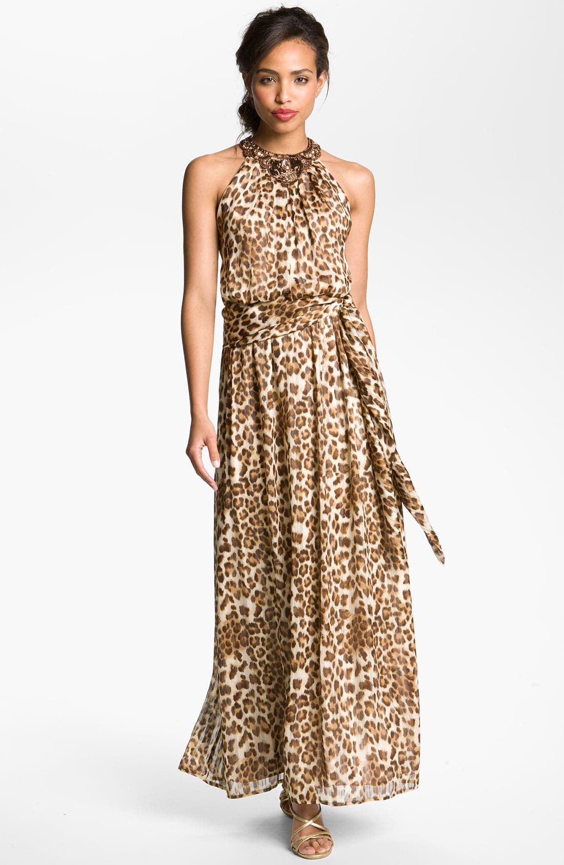 eliza j animal print dress