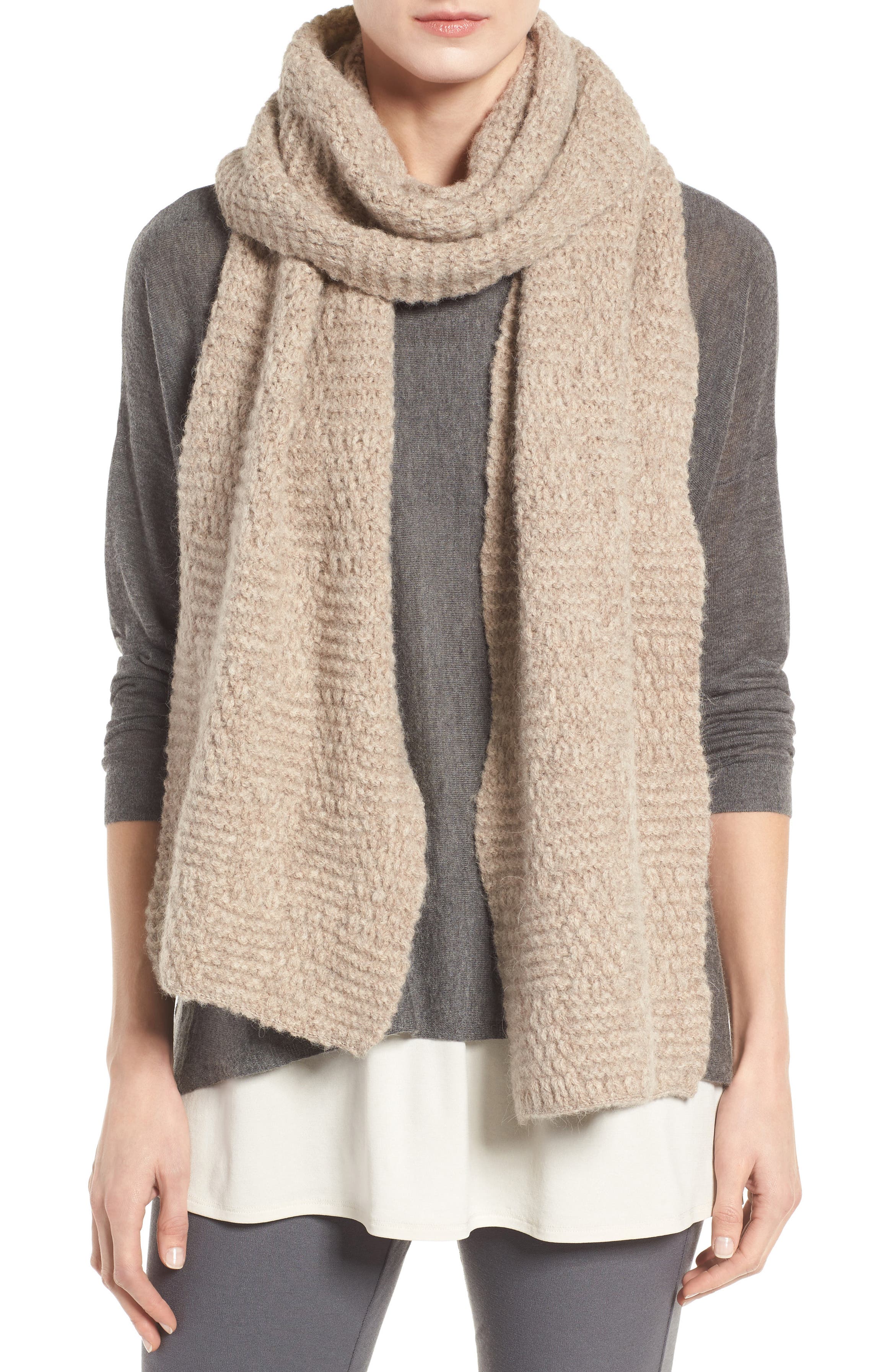 Eileen Fisher Chainette Alpaca Blend Scarf | Nordstrom