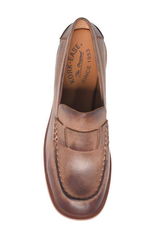 Shop Kork-ease ® Kya Loafer Pump In Brown Leather