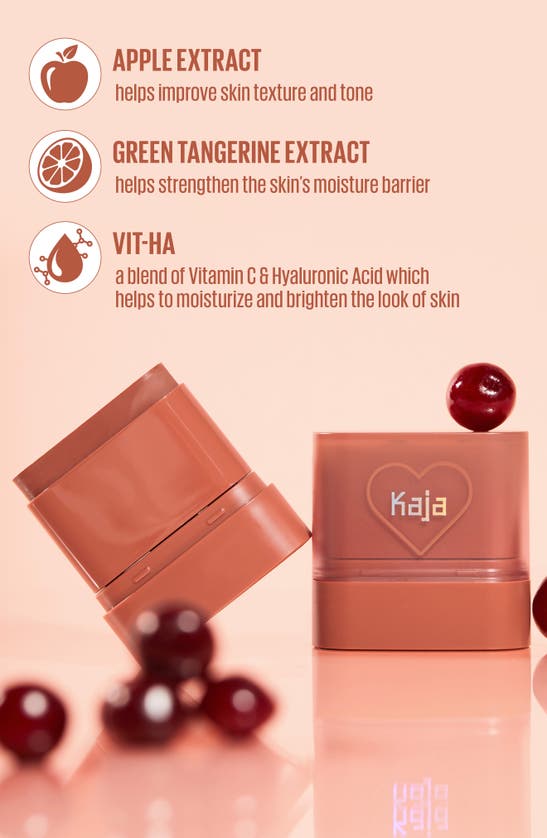 Kaja Dewy Bar Blush & Lip Balm In Cranberry Cooler