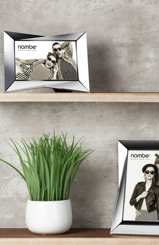 Shop Nambe Nambé Bevel Picture Frame In Silver