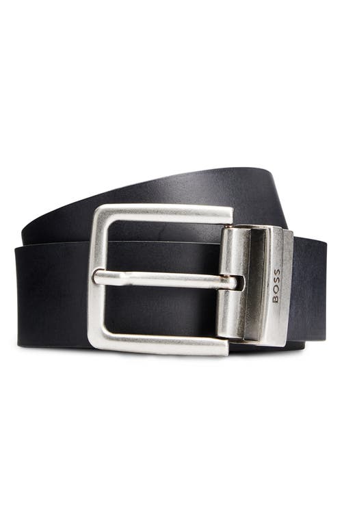 Shop Hugo Boss Boss Omar Reversible Belt In Black