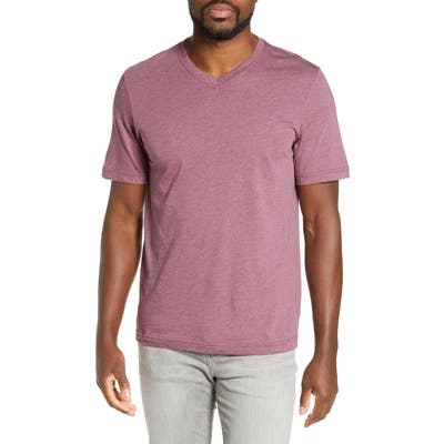 Travismathew Talk To Me V-Neck T-Shirt, Burgundy