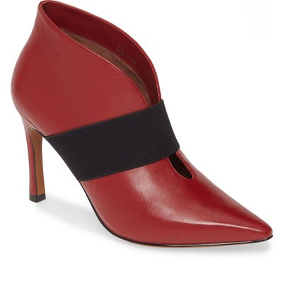 Linea Paolo Natasha Leather Bootie- Red