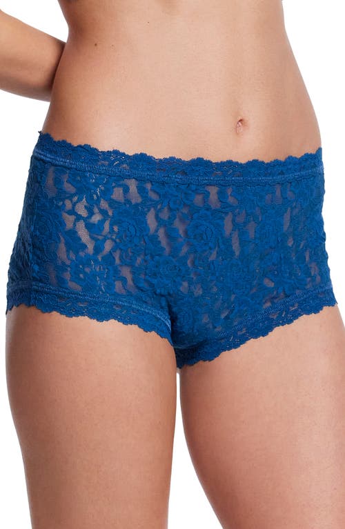 Shop Hanky Panky Signature Lace High Waist Boyshorts In Riviera