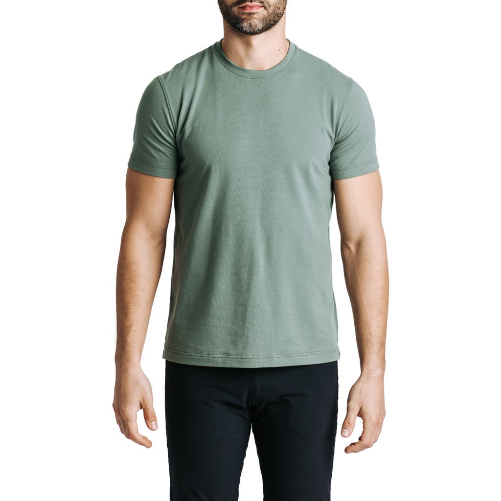 Western Rise Cotton Blend Jersey T-shirt In Green