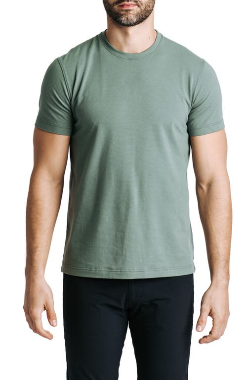 Cotton Blend Jersey T-Shirt in Elm
