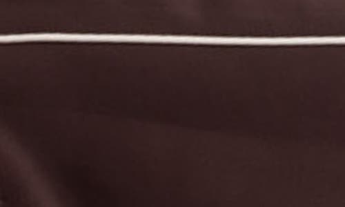 Honor The Gift Piped Super Wide Leg Track Pants In Brown
