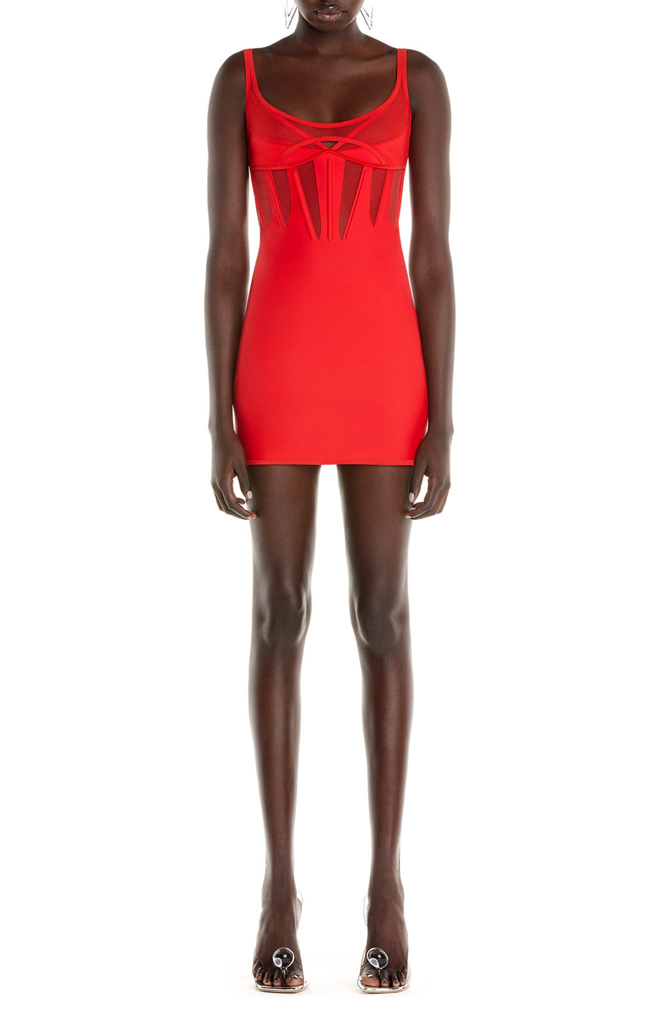 sequin mesh dress Silver Glitter Mesh Dress | Asymmetric