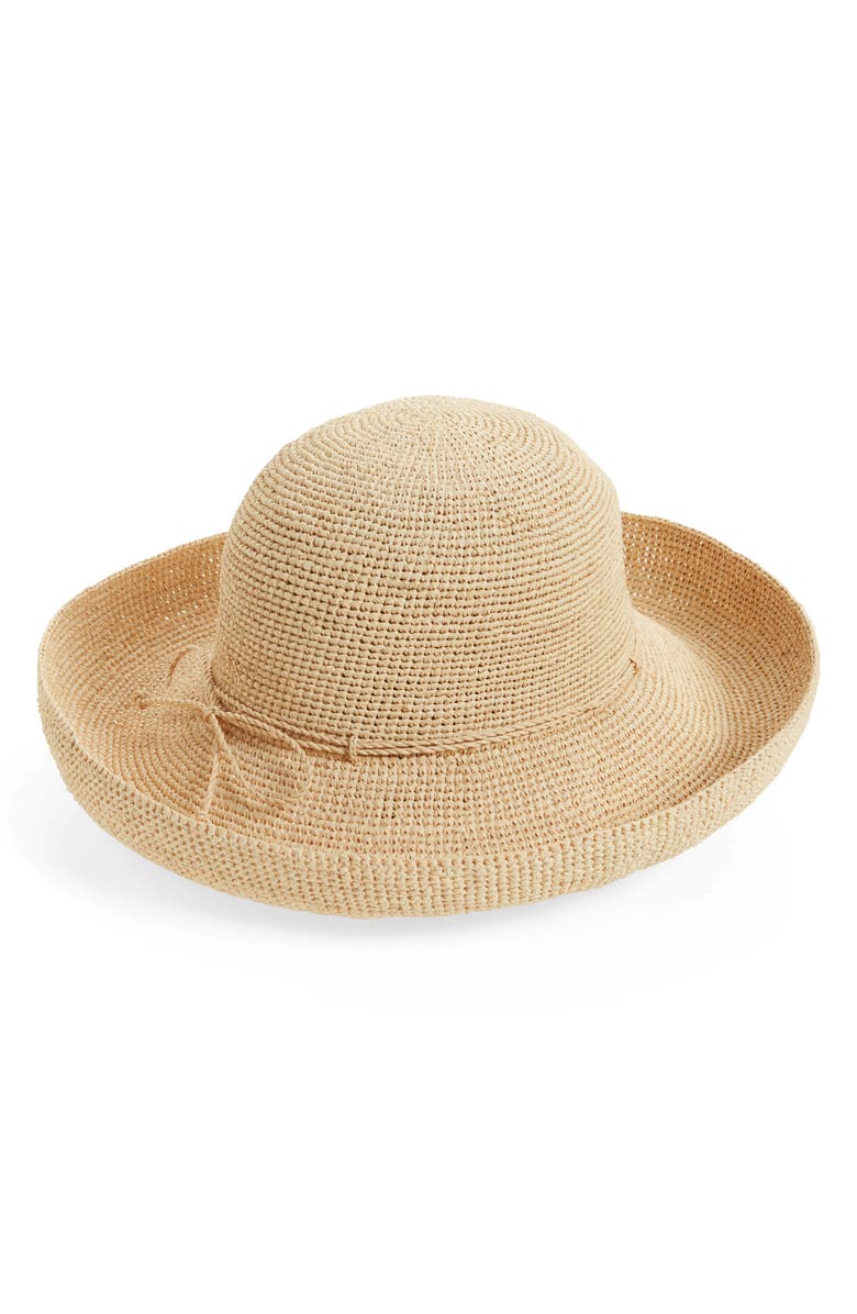 'Provence 12' Packable Raffia Hat